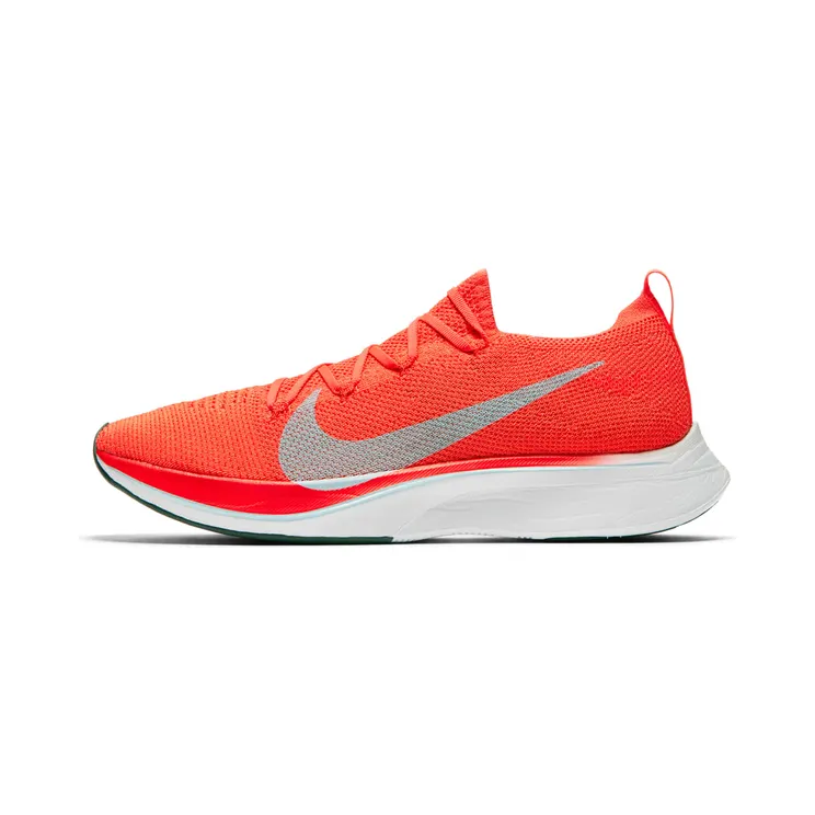 Nike Zoom VaporFly 4% Flyknit “Bright Crimson / Total Crimson / Gridiron / Ice Blue” (AJ3857-600)