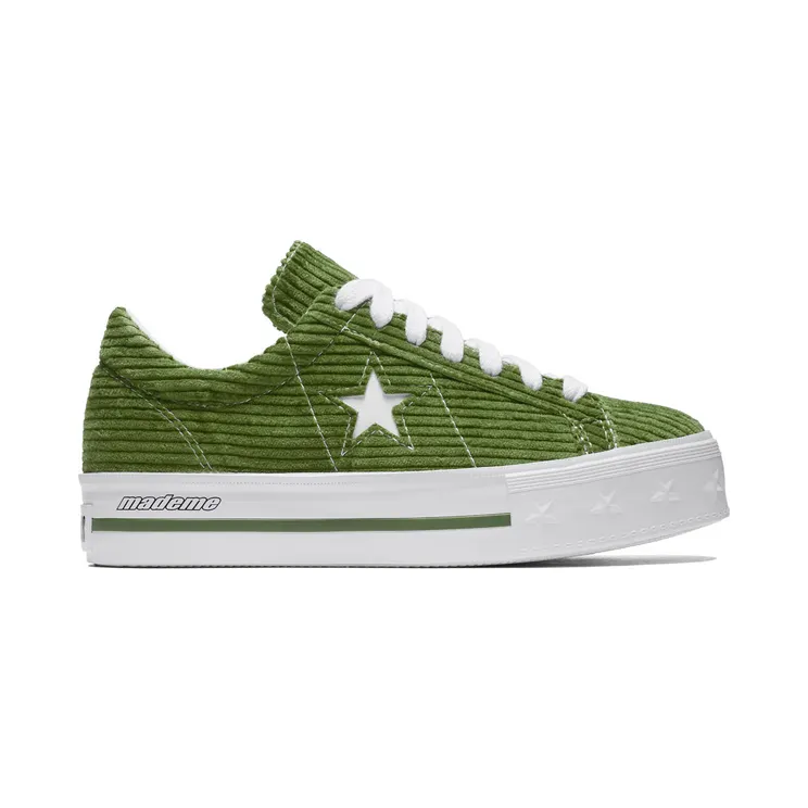 Converse One Star Platform Ox MadeMe Garden Green (W) (561392C)