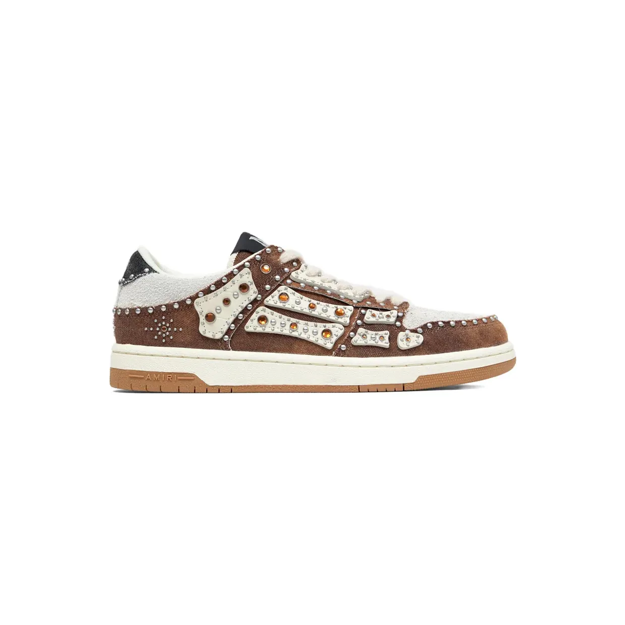 Amiri Skel Stud low-top “Brown” (AMSNSN1002)