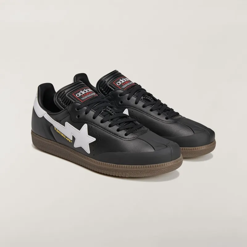 Adidas Samba “Bape – Black White” (JR9246)