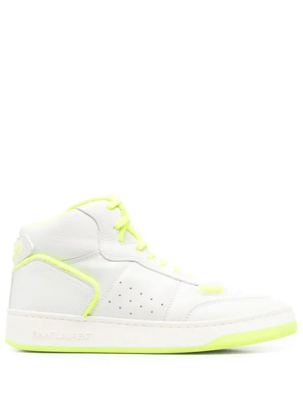 Saint Laurent Klassische High-Top-Sneakers – Weiß (713655AABPN)