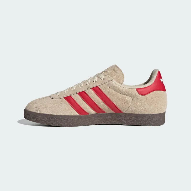 Adidas Gazelle Sand Strata / Better Scarlet / Cloud White (JH5393)
