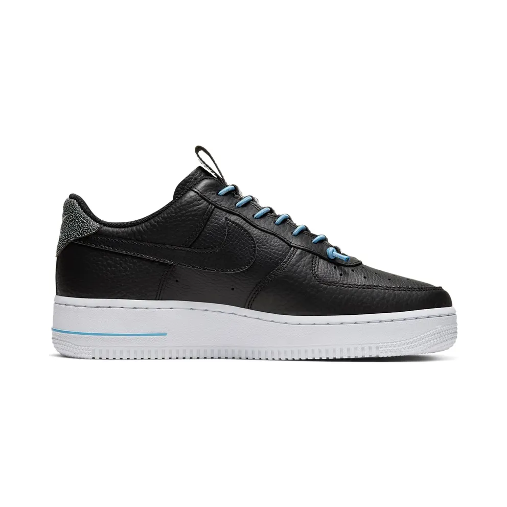 Nike Air Force 1 Low 07 Lux Black Light Blue (W) Black/Light Blue-Black-White (898889-015)