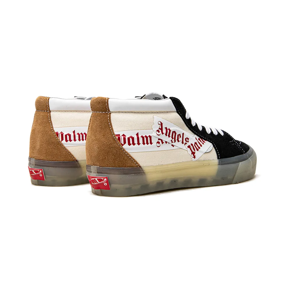 Vans Vault Sk8-Mid LX Palm Angels Black White Beige (VN0A7TNH78C1)
