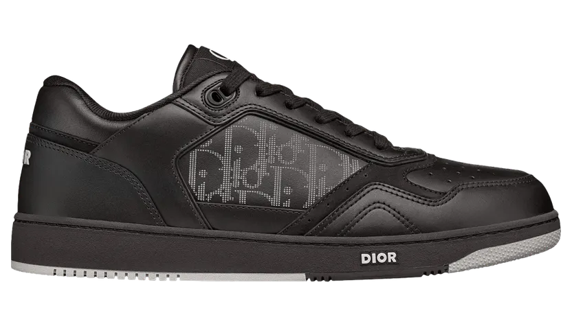 Dior B27 Low Black Dior Oblique Galaxy Leather Grey (3SN272ZPR_H969)