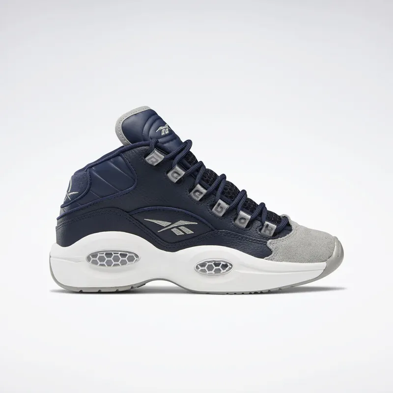 Reebok Question Mid Georgetown 2020 (GS) Carbon/Faux Indigo-White (Other Brands Other)