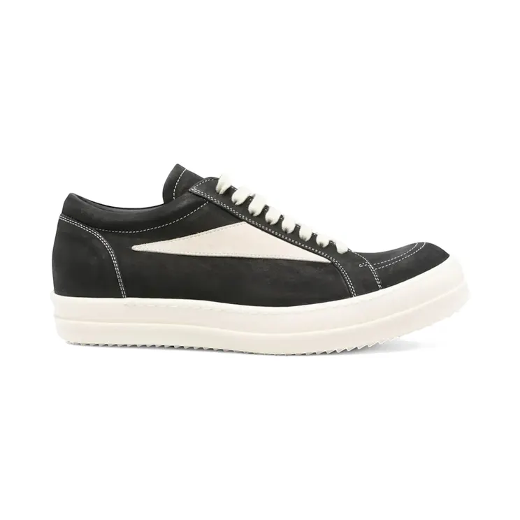 Rick Owens Concordians Vintage Low Black Milk Suede (RU02E1897 LWNLVS 911)
