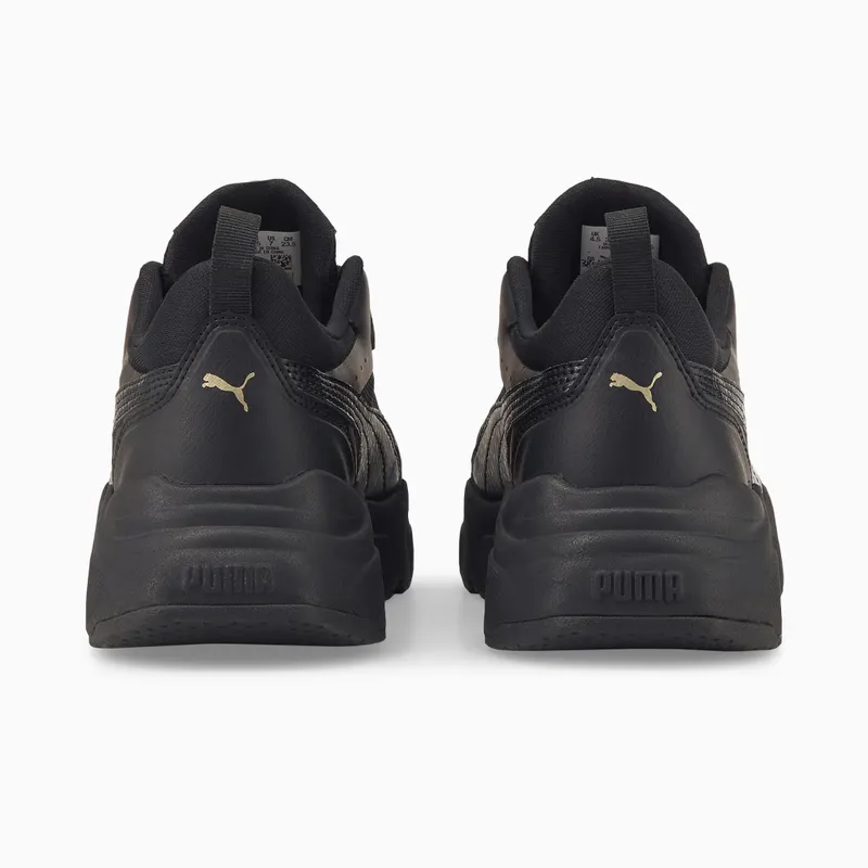 PUMA Cassia Women’ Black/Black/Gold (384647-02)