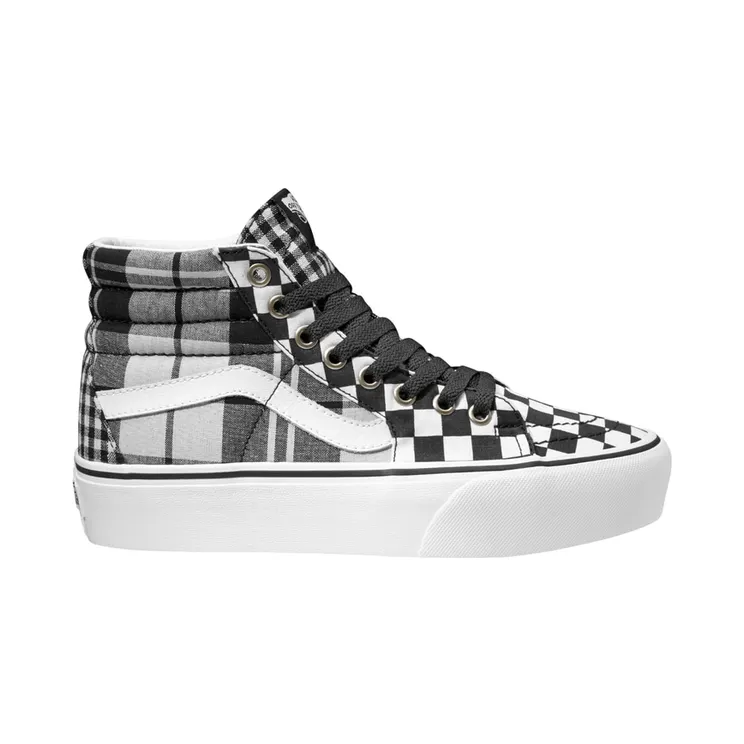 Vans Sk8-high Plaid Cherckerboard Black Black (VN0A3TKNVYD1)