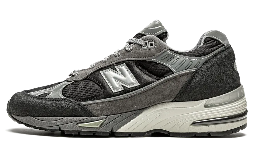 New Balance x Slam Jam 991 Made In The UK Black Grey (2021) (M991SJM)