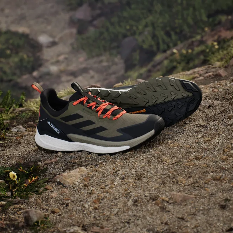 Adidas Terrex Free Hiker 2.0 Low GORE-TEX Hiking Olive Strata / Core Black / Carbon (IH3537)