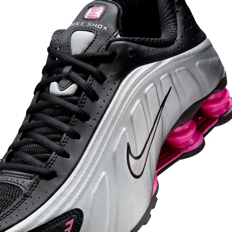 Nike Shox R4 “Black Metallic Silver Pinksicle” (AR3565-012)