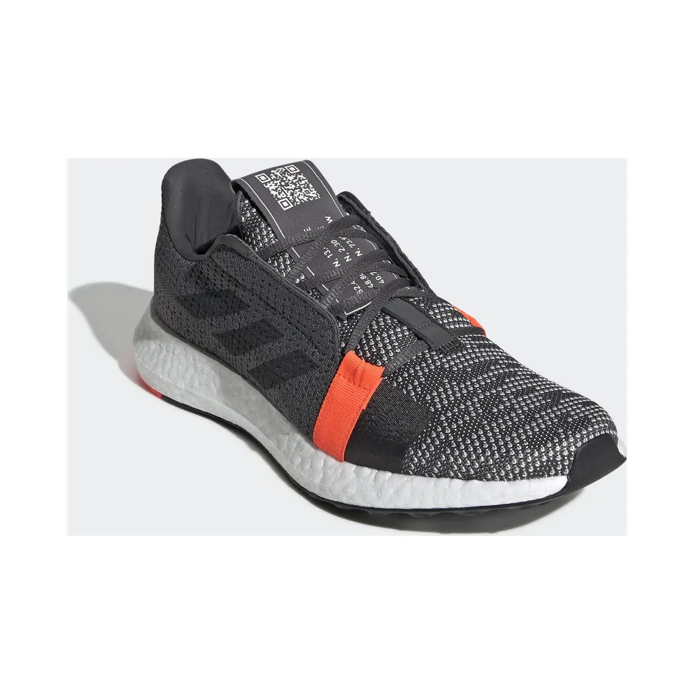 Adidas SenseBoost Go ‘Hi-Red Coral’ Grey Six/Core Black/Solar Red (G26942)
