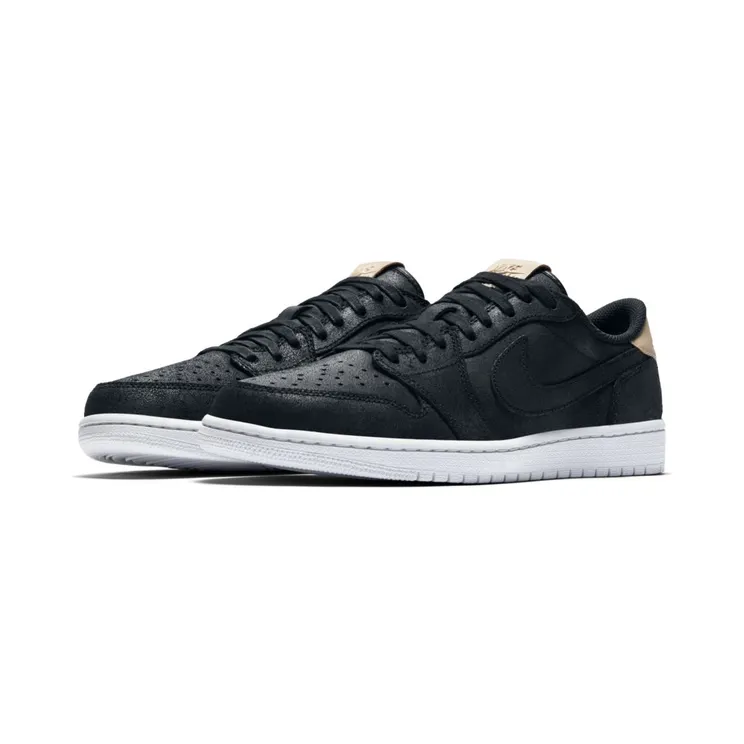 Jordan 1 Retro Low OG “Black / White / Vachetta Tan” (905136-010)