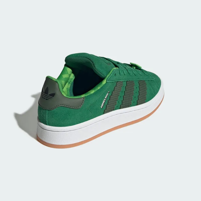 Adidas Campus 00s x Minecraft Kids Green / Core Black / Gum (JS3778)
