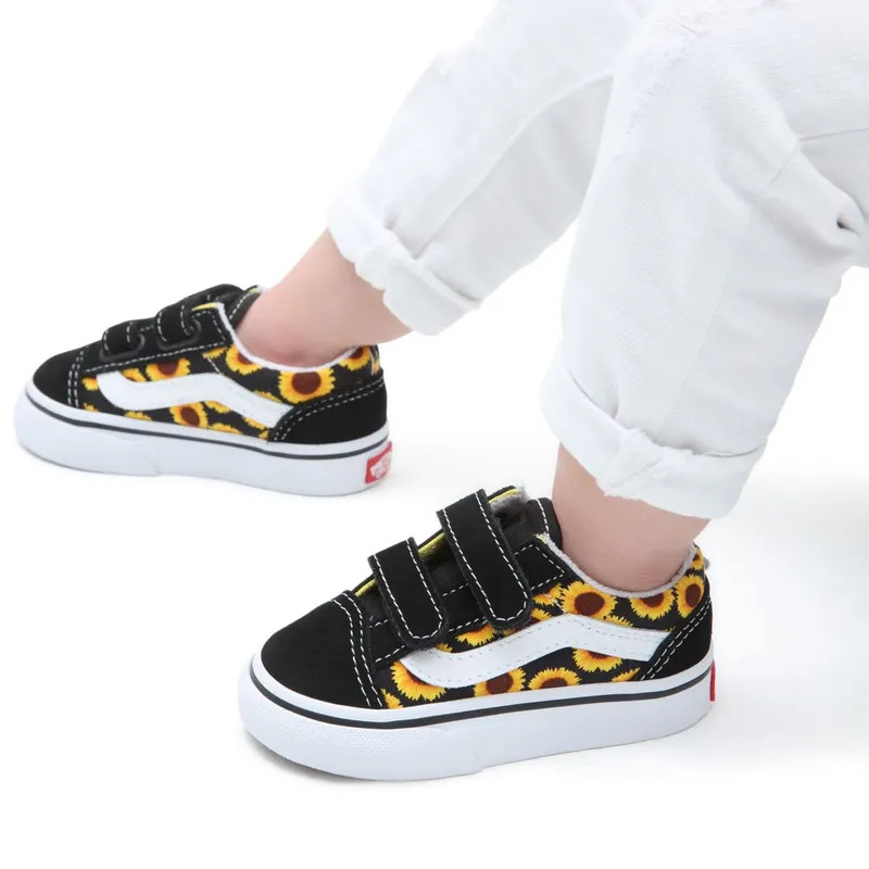 VANS Old Skool Velcro Peuterschoenen Zwart (VN0A4VJJY23)