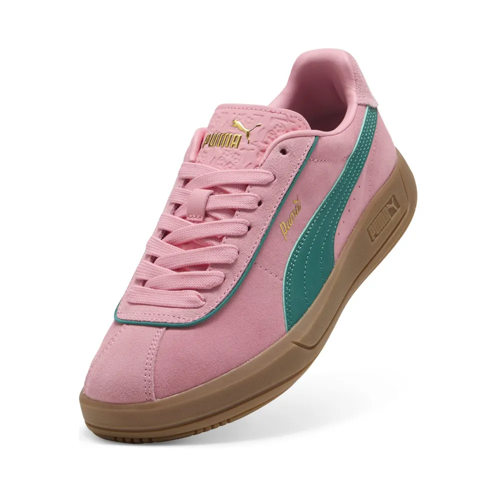Puma Club Klassika Suede “Pinkscape / Wild Green / Puma Gold” (400718_07)