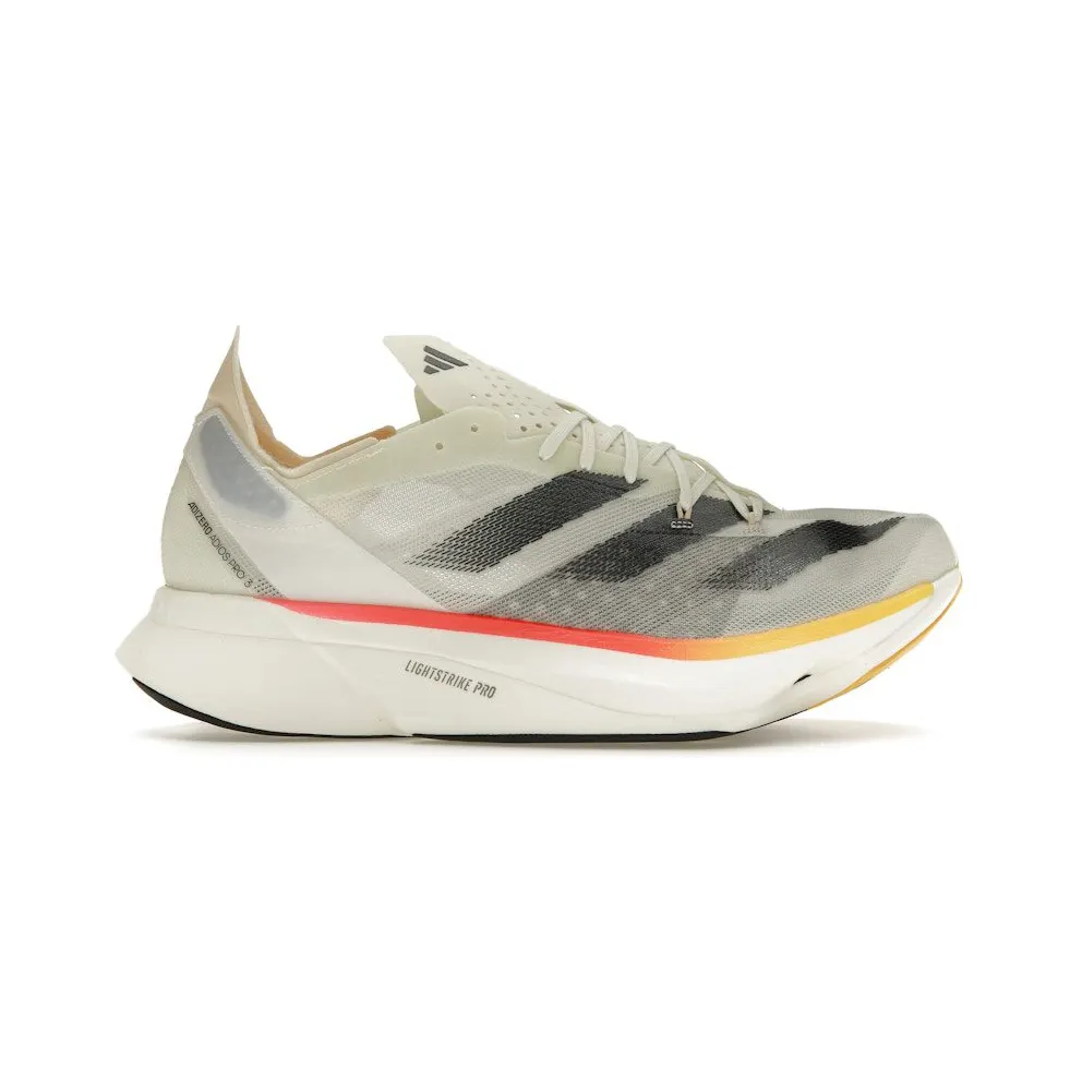 adidas Adizero Adios Pro 3 Ivory Core Black Crystal Sand (IG6442)