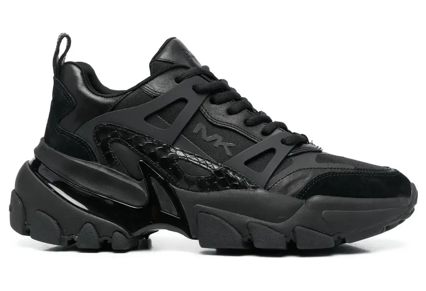 Michael Kors Nick Sneakers mit dicker Sohle – Schwarz (42T2NIFS1D)