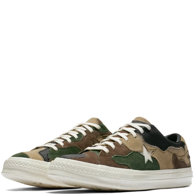 Converse One Star SNS Camo (Brown) Canteen/Black Forrest-White (161406C)