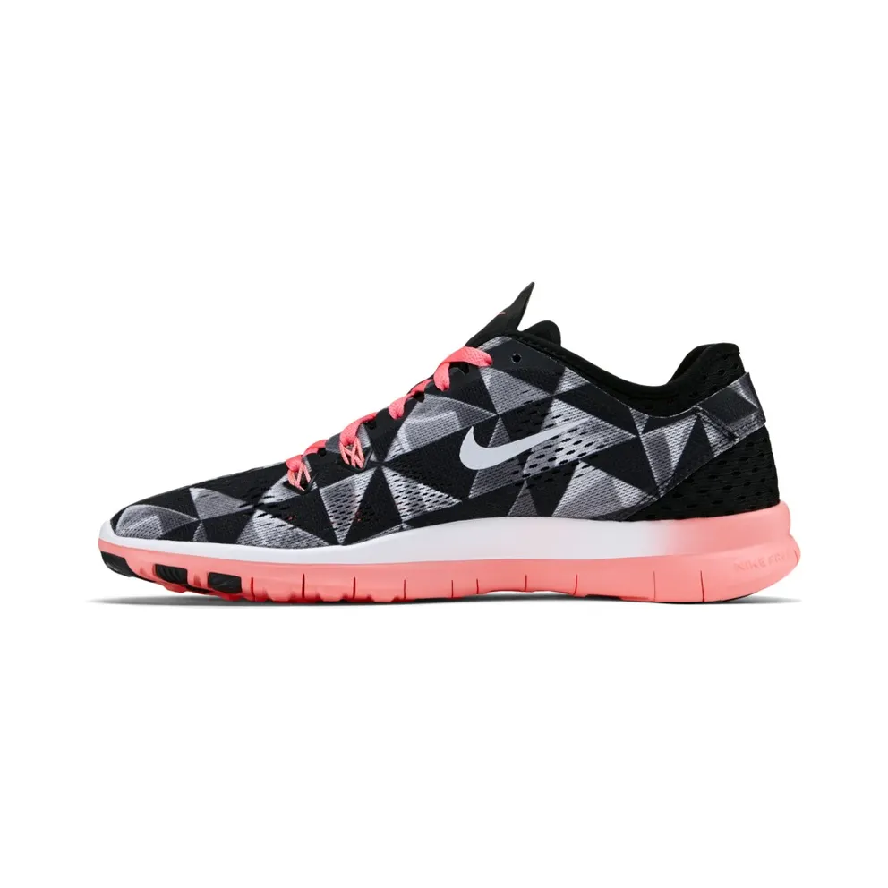 Nike Free 5.0 TR Fit 5 Print Black/White-Lava Glow (W) Black/White-Lava Glow (704695-006)