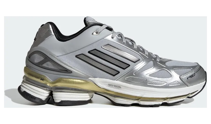 Adidas ADIZERO F50 SCHOENEN Silver Metallic / Core Black / Gold Metallic (KI1697)