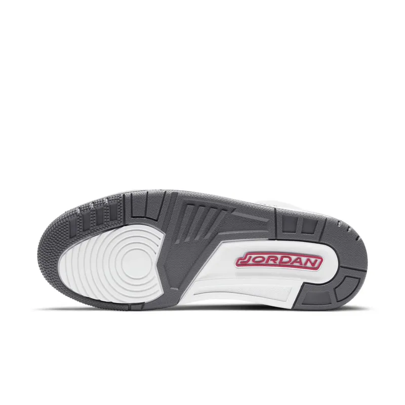 Jordan 3 Retro Cool Grey (2021) Silver/Light Graphite-Orange Peel-Sport Red (CT8532-012)