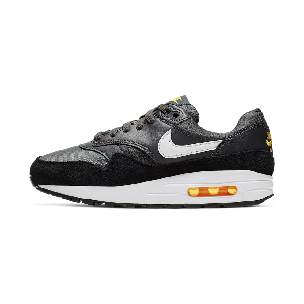 Nike Air Max 1 Anthracite White (GS) “Anthracite / Black / Amarillo / White” (807602-017)