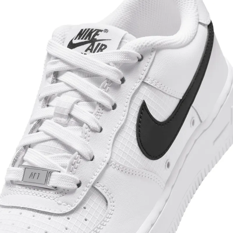 Nike Air Force 1 White/White/Black (IR3992-100)