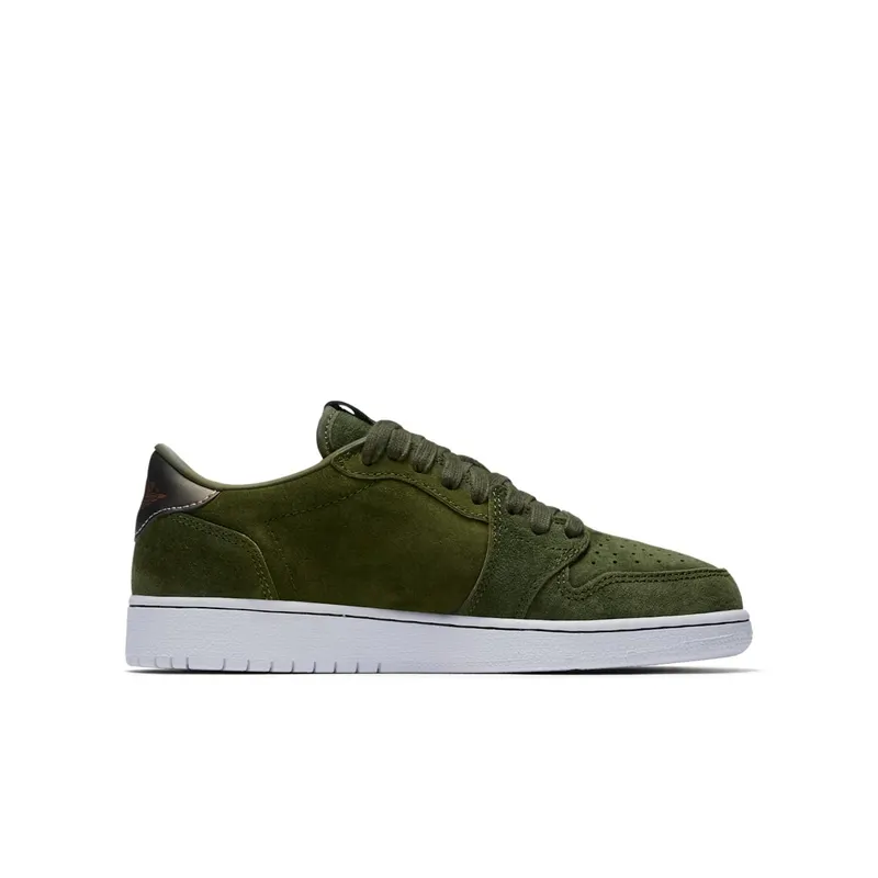 Jordan 1 Retro Low NS Legion Green (GS) Legion Green/Metallic Red Bronze-White (919705-330)