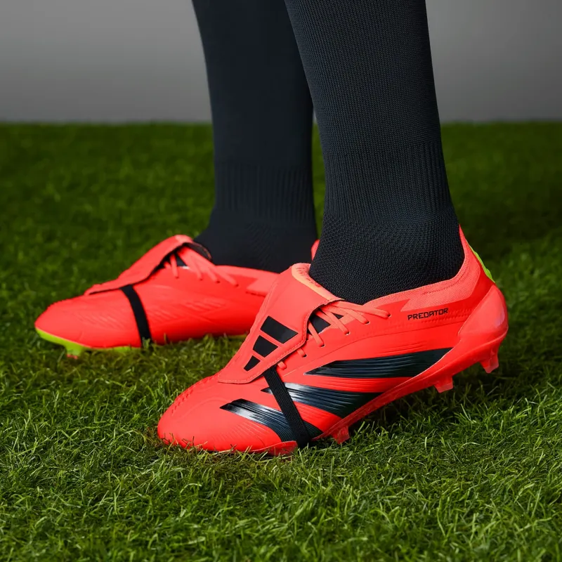 adidas Predator Elite Ft FG Solar Red Core Black Team Solar Yellow (IG1707)