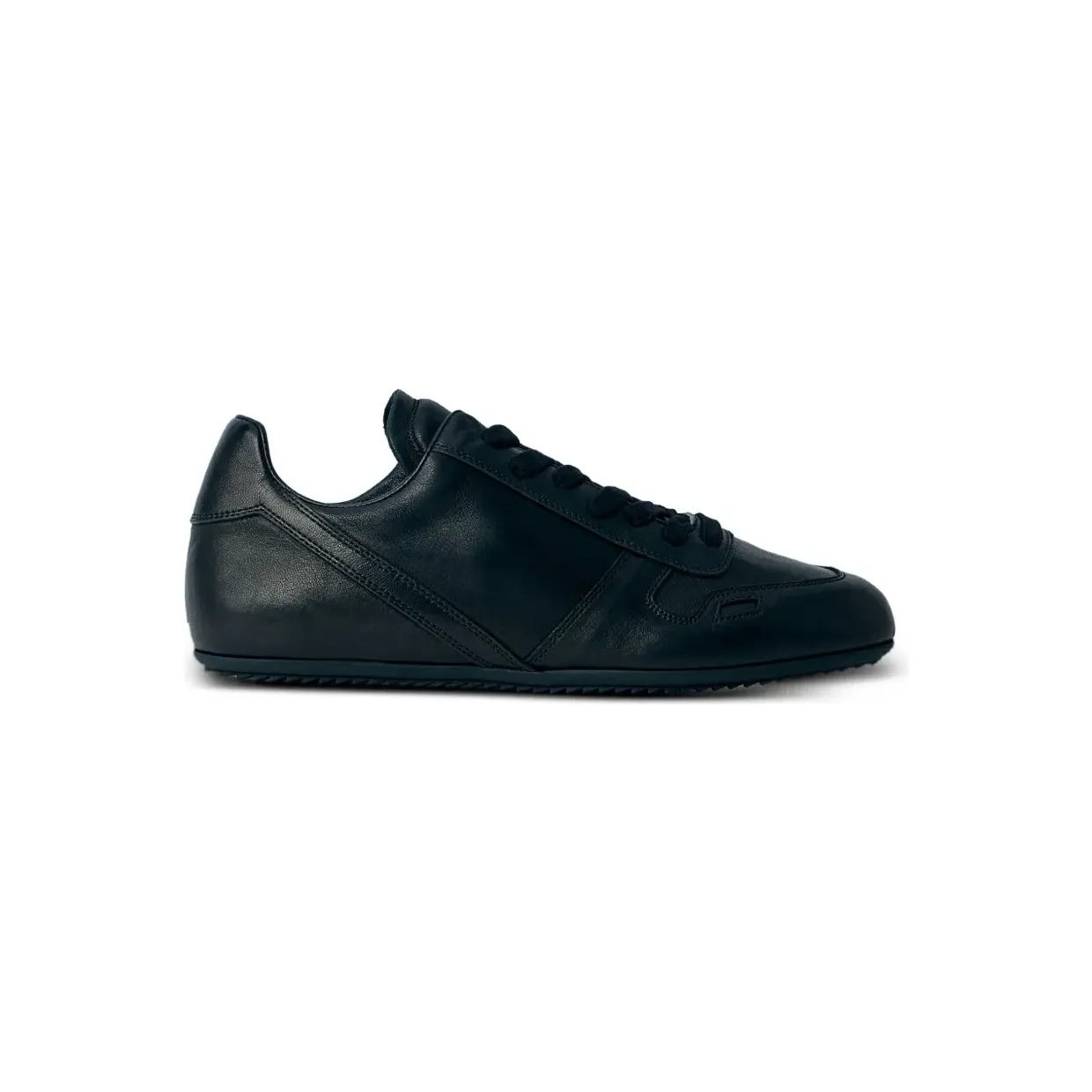Rick Owens met ronde neus “Black” (RP01F6895LBHX)