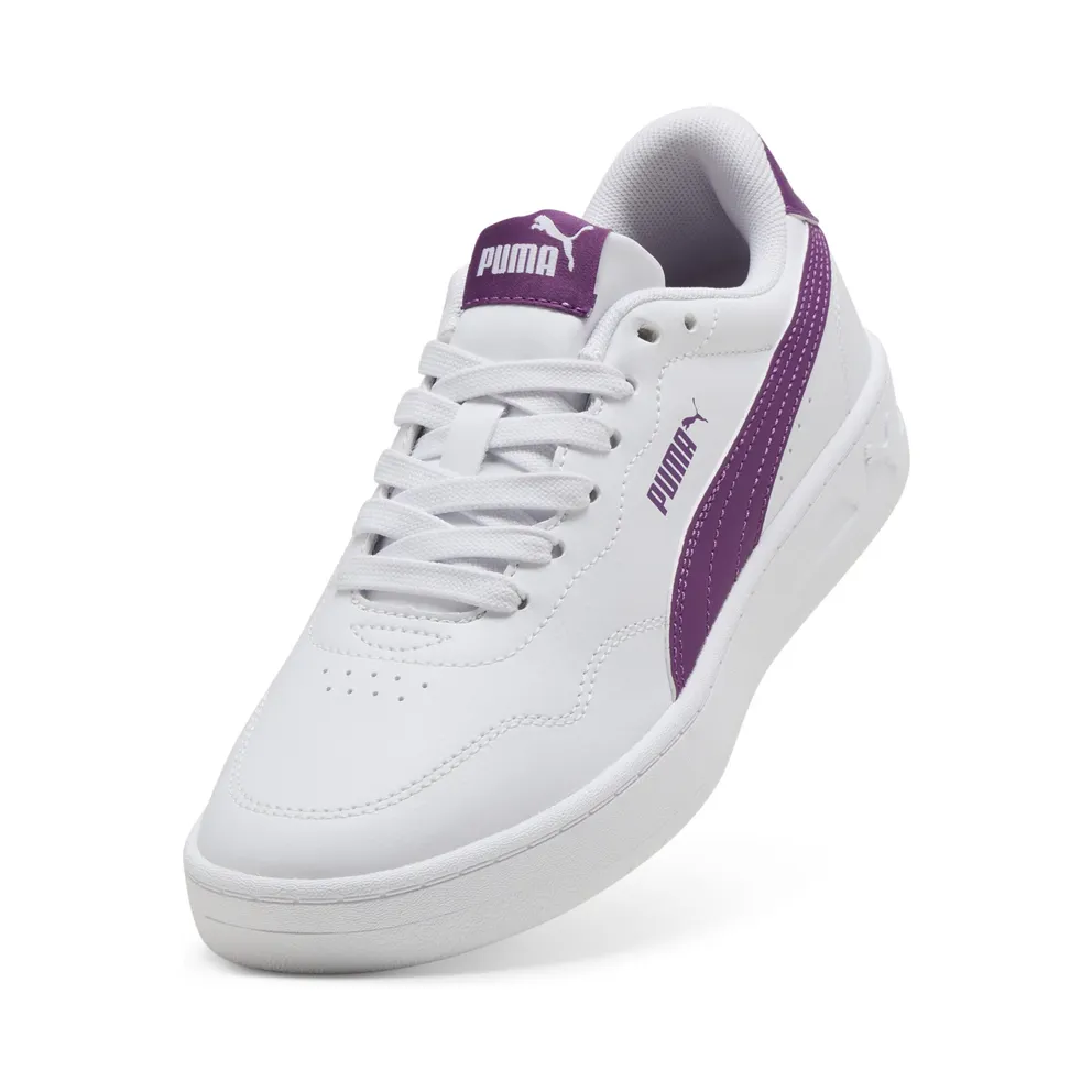 Puma Court Lally “Puma White / Plum Wine” (400367_14)