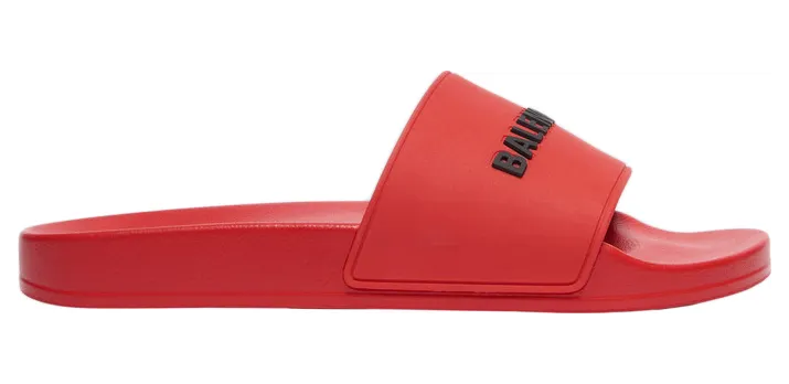 Balenciaga Pool Slide Red