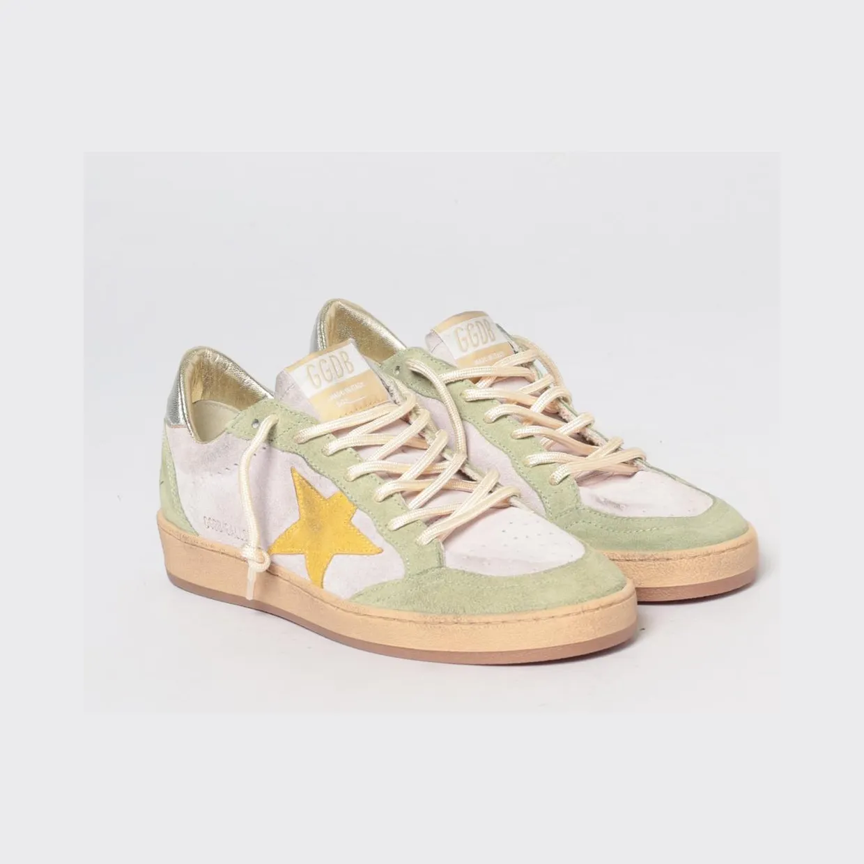 Golden goose Ball Star Used Suede Sneakers Multicolor (GWF00117F00814583251)