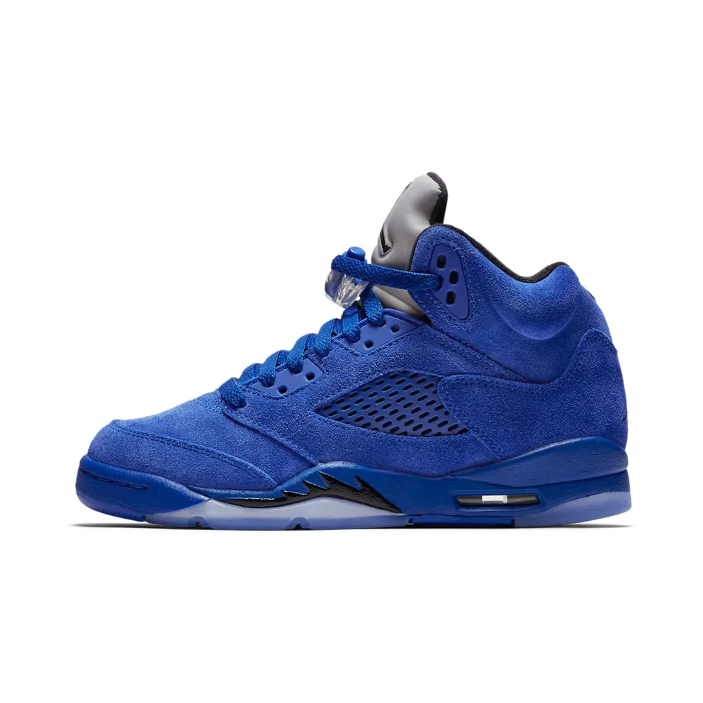 Jordan 5 Retro Blue Suede (GS)