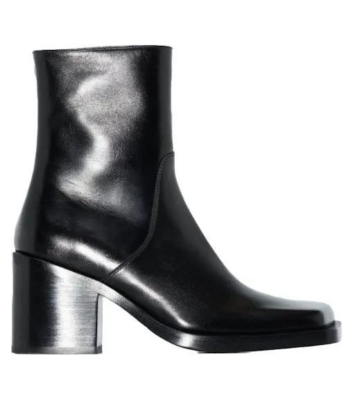 Balenciaga Black Cut 80 Boots Black Leather (657004WBBW11000)