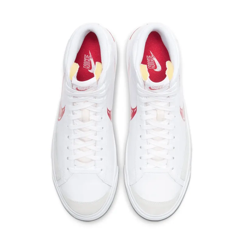 Nike Blazer Mid 77 Sketch White Red Summit White/Gym Red-Sail (CW7580-100)