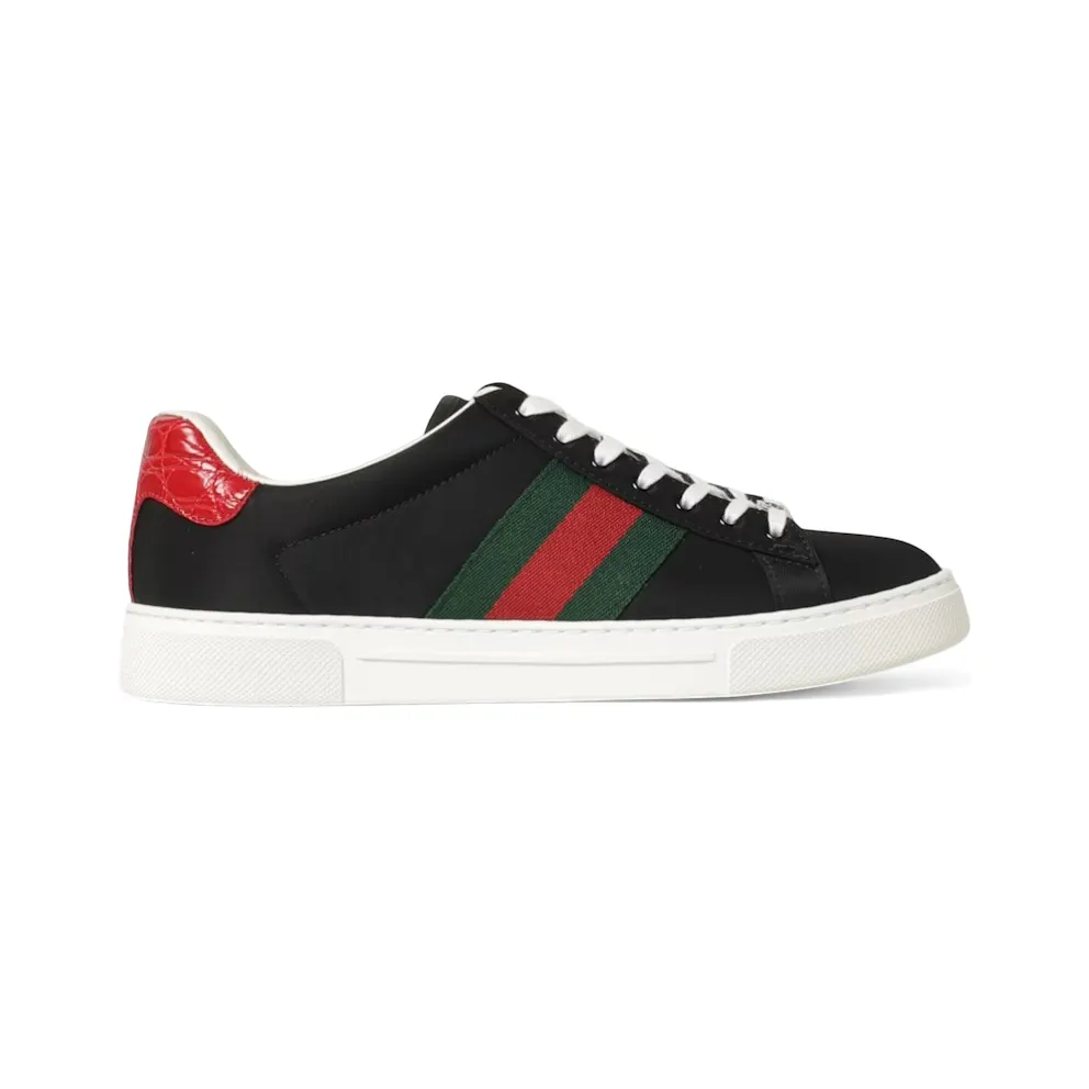 Gucci Ace Nylon Black Red (800891 FADSP 1076)