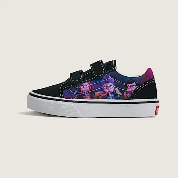 Vans Old Skool V KPop Demon Hunters Black Purple (VN000V21PRP)
