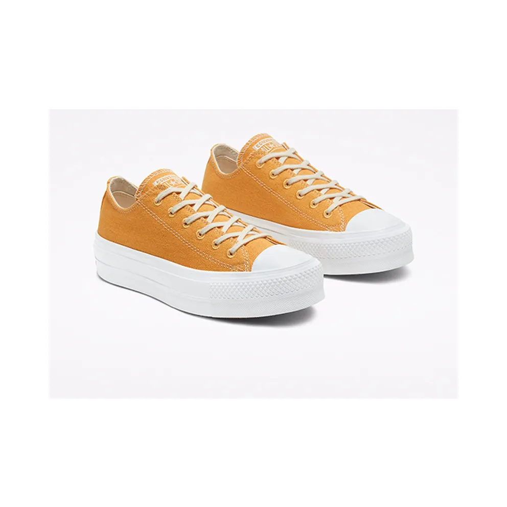 Converse Renew Cotton Chuck Taylor All Star Platform Low ‘Sunflower Gold’ Sunflower Gold/White/White (567104C)