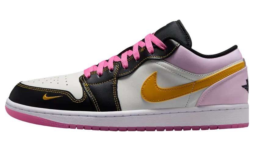 Jordan 1 Low SE “Black Gold Pinksicle”: speelse kleurmix