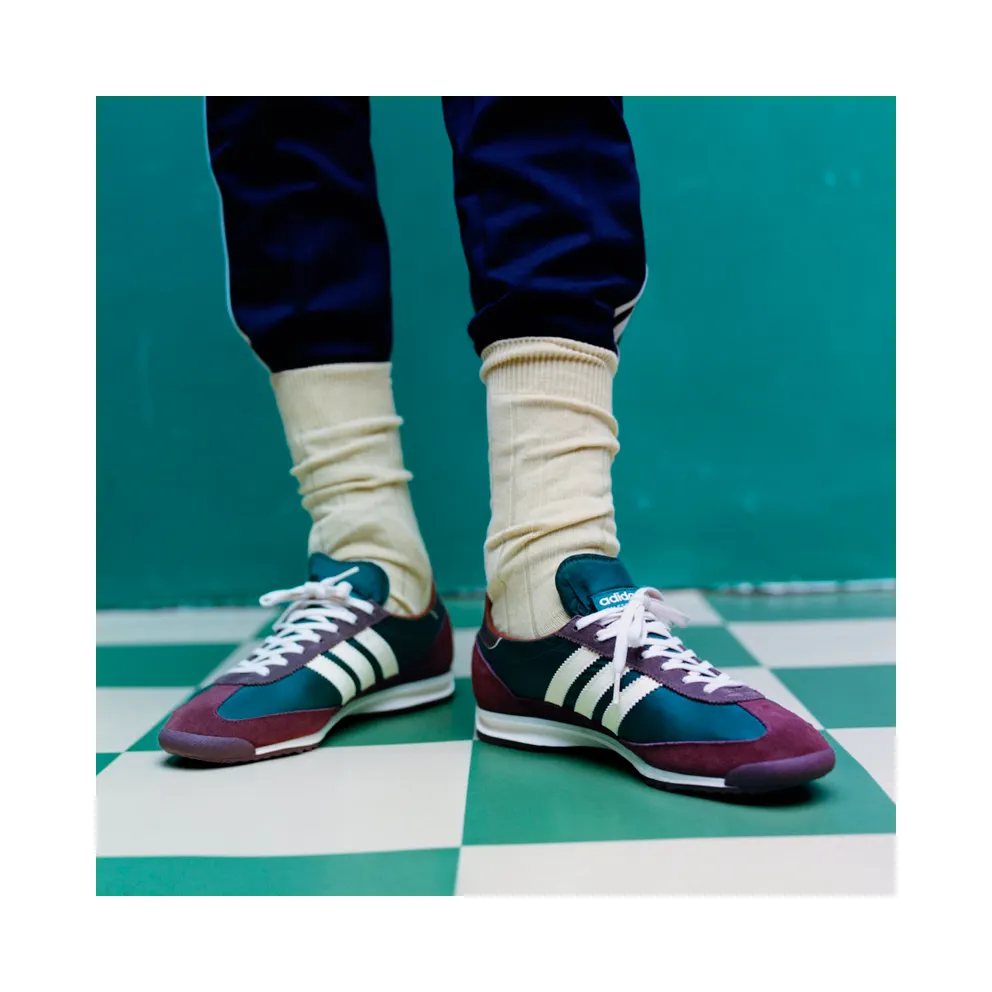 adidas SL72 Wales Bonner Maroon Hemp/Maroon/Collegiate Orange (FX7515)