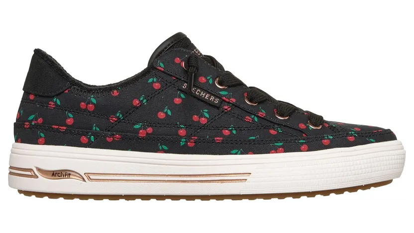 Skechers Arch Fit Arcade – Flowa Powa Sneaker Zwart/Rood