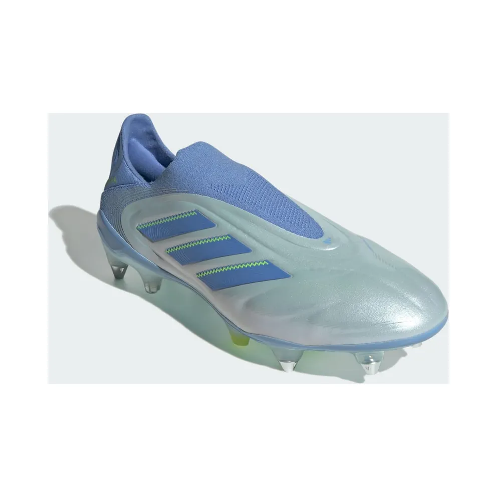adidas Copa Pure 3 Elite Laceless SG Halo Blue Fusion Lucid Lemon (IH0857)