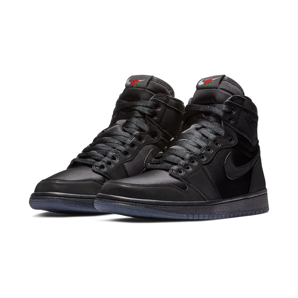 Jordan 1 Retro High Rox Brown (W) Black/Black-Metallic Gold (BV1576-001)