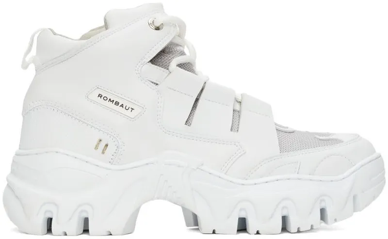 Rombaut White Boccaccio II Future Leather Riot Low WHITE (S21-B-015)