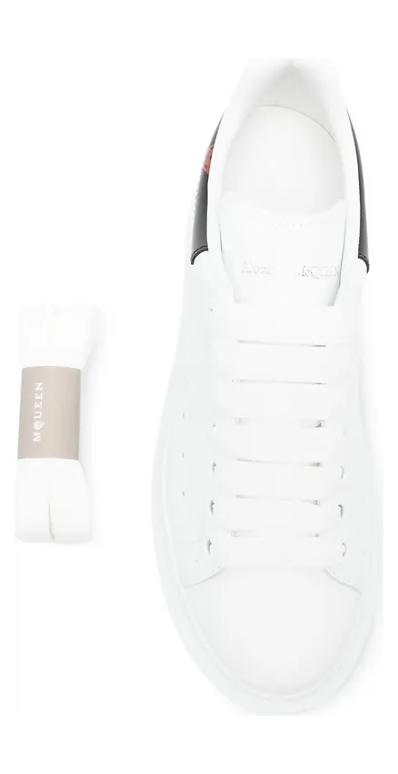 Alexander Mcqueen Oversized Low-top Skull-details “White” (553770 WIAKB 9145) (4)