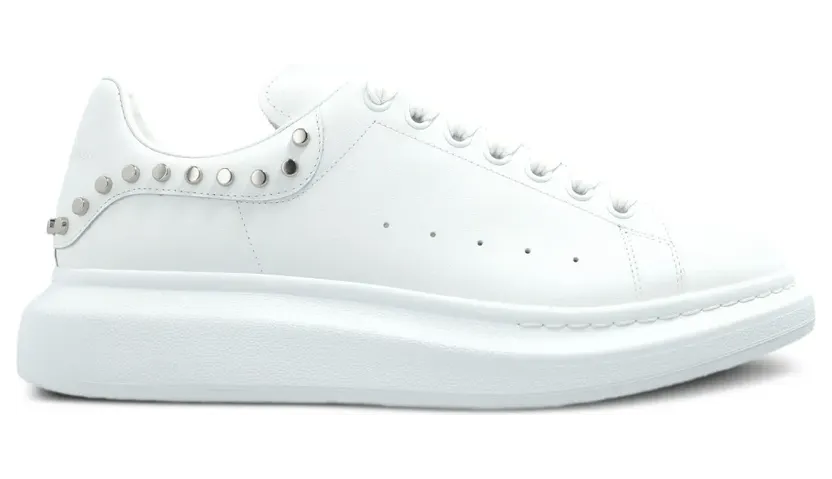 Alexander McQueen Oversized sneakers verfraaid studs – Wit (837460WIAGM)