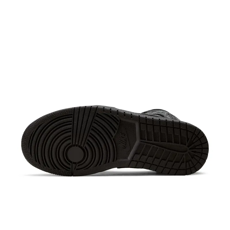 Nike Jordan 1 Mid Black Snakeskin (W) Black/White/Black (BQ6472-010)